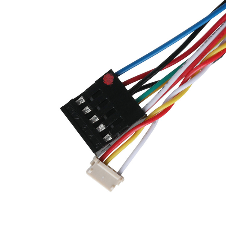 Kombine özelleştirilmiş kablo JST RF-10'dan DF13-14S-1.25C'ye DF13-5S-1.25C ve SEN-13314 kablo bağlantısı montajı