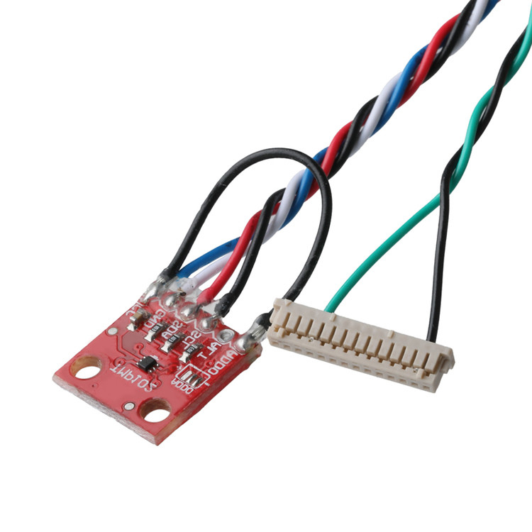 Kombine özelleştirilmiş kablo JST RF-10'dan DF13-14S-1.25C'ye DF13-5S-1.25C ve SEN-13314 kablo bağlantısı montajı