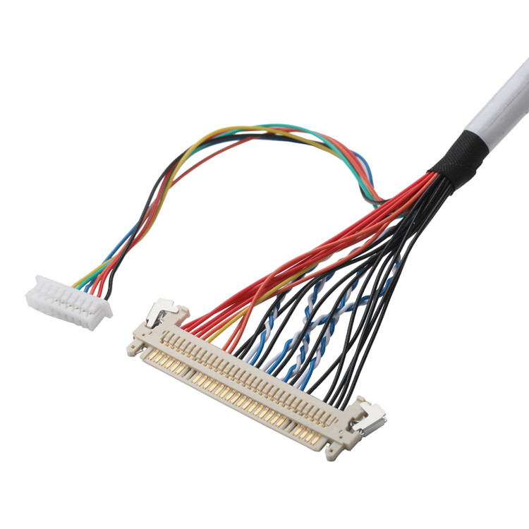 LVDS Kablosu FI-X30HL 30P DF20A-40P veya 9P HSG Kablosu Koaksiyel Bağlantısı OEM/ODM