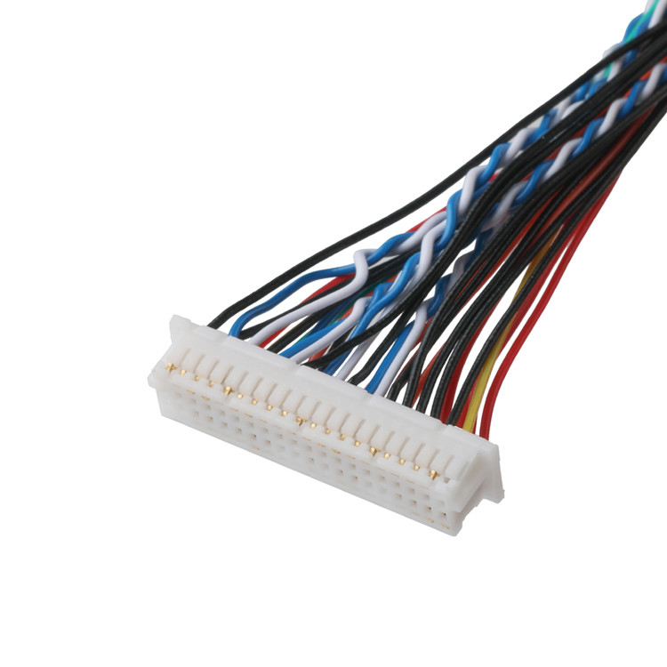 LVDS Kablosu FI-X30HL 30P DF20A-40P veya 9P HSG Kablosu Koaksiyel Bağlantısı OEM/ODM