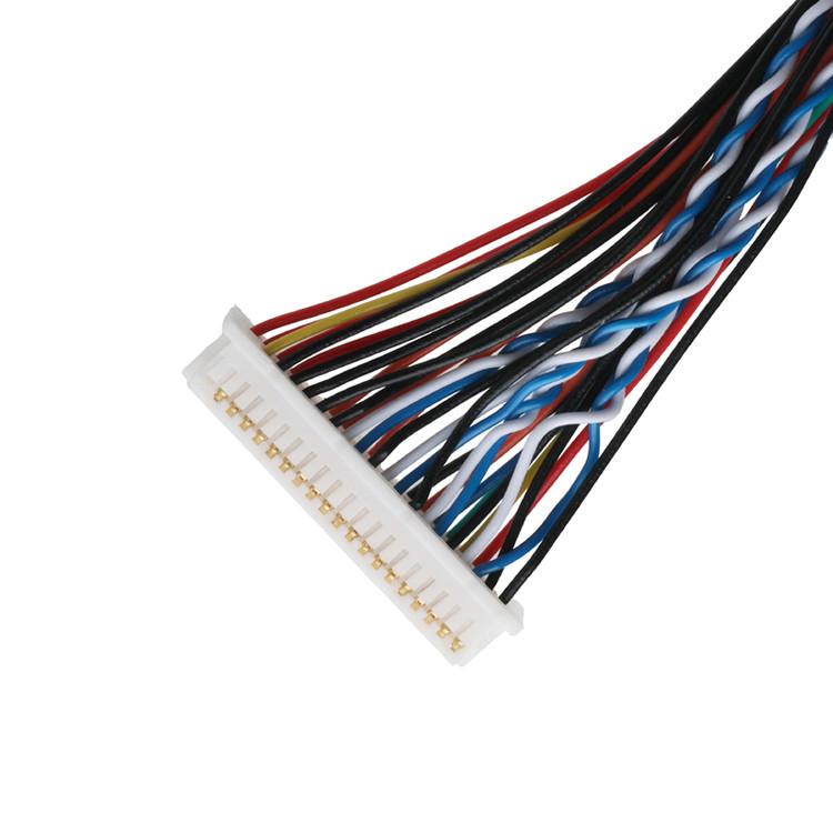 LVDS Kablosu FI-X30HL 30P DF20A-40P veya 9P HSG Kablosu Koaksiyel Bağlantısı OEM/ODM
