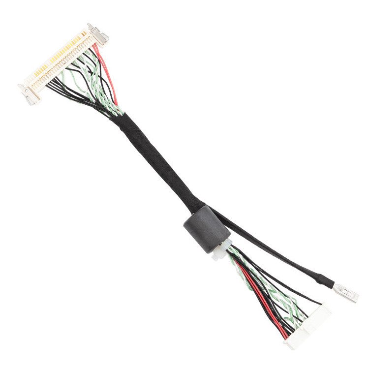 LVDS ipleme montajı JAE FI-X30HL'den Molex 501189-4010-40P'ye uzanıyor