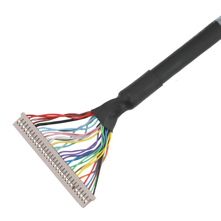 1.25mm DF14-30S-1.25C'den JAE 0.5mm FI-RE51HL'ye, bir LVDS EDP kablosu montajı oluşturuldu