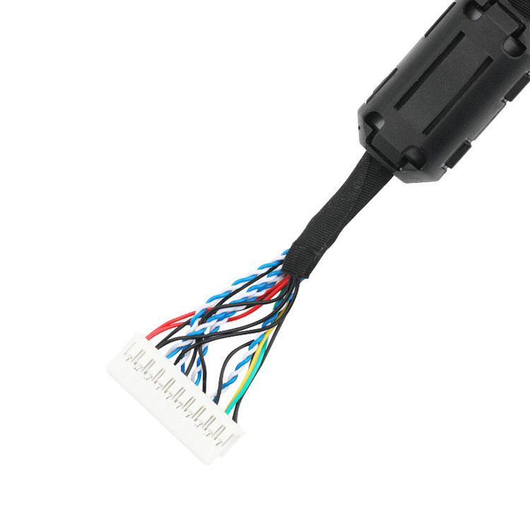 JST PHDR-20V'den JAE FI-S20S LVDS Bağlantı Kablosuna bir LVDS EDP Kablo Montajı