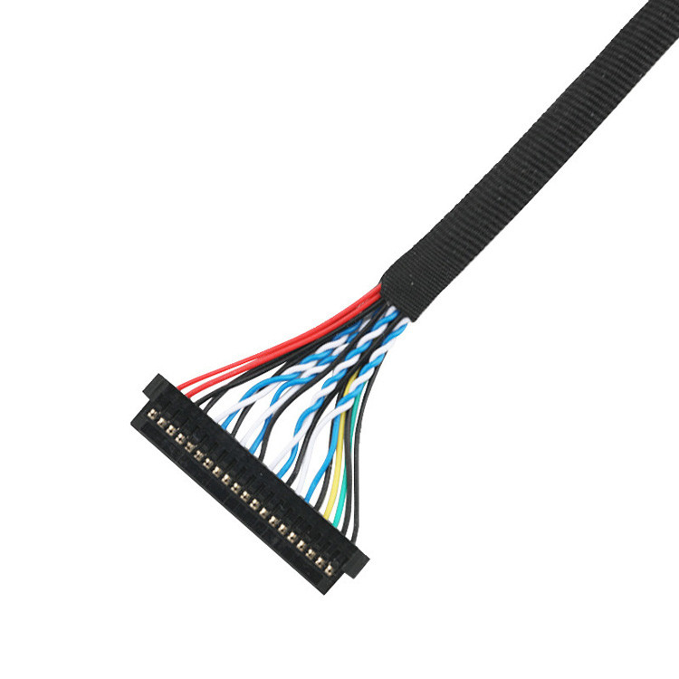 JST PHDR-20V'den JAE FI-S20S LVDS Bağlantı Kablosuna bir LVDS EDP Kablo Montajı
