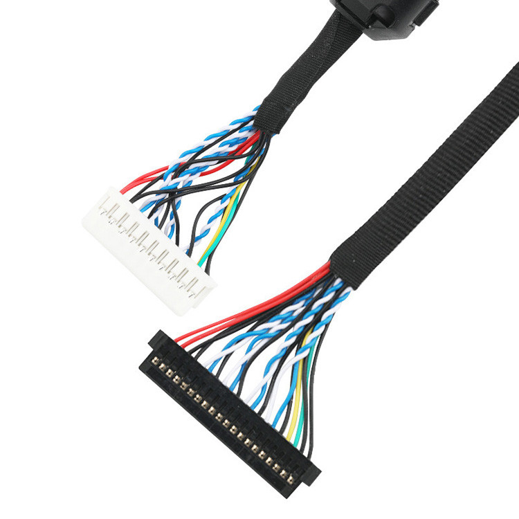 JST PHDR-20V'den JAE FI-S20S LVDS Bağlantı Kablosuna bir LVDS EDP Kablo Montajı