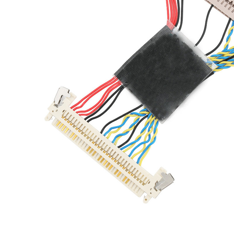DF14-30S-1.25C'den JAE FI-X30'a kadar 30 pin LVDS EDP kablosu montajı yapılandırılmıştır.