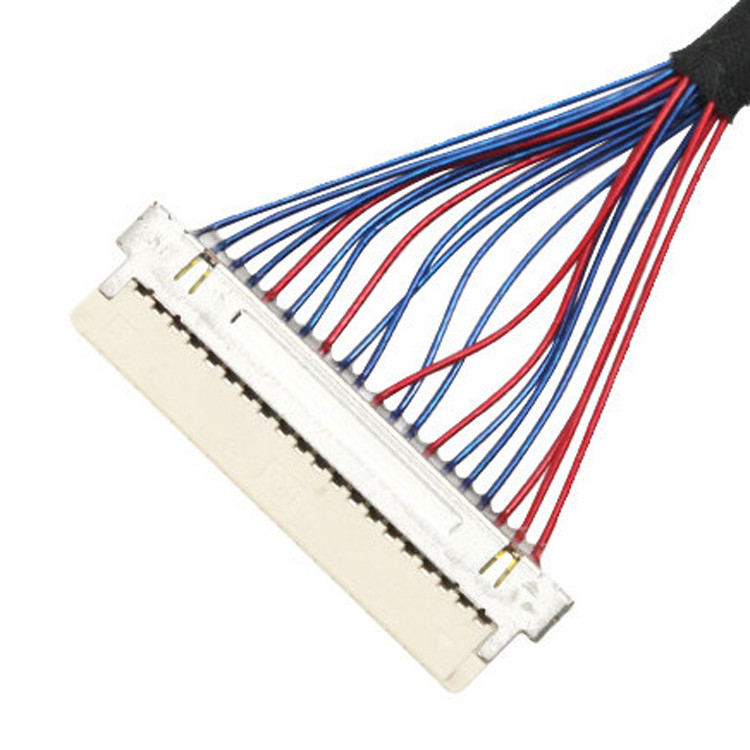 0.5mm Pitch 20453-220t-03 Lvds Kablo Montajı Df19g-20s To I-Pex ISO14001