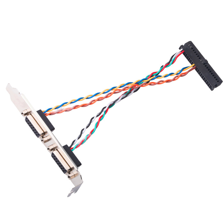 2 Çift Lvds Kablosu Db15 Konnektör Dişi 15 Pin 205205-2 Elektrik - 40 Pin