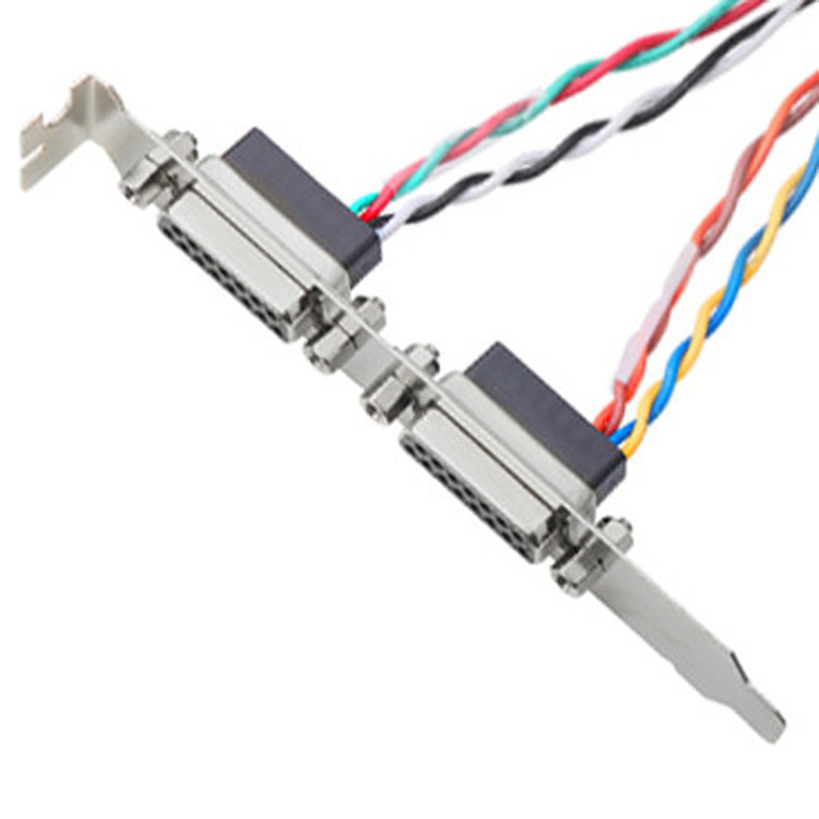 2 Çift Lvds Kablosu Db15 Konnektör Dişi 15 Pin 205205-2 Elektrik - 40 Pin