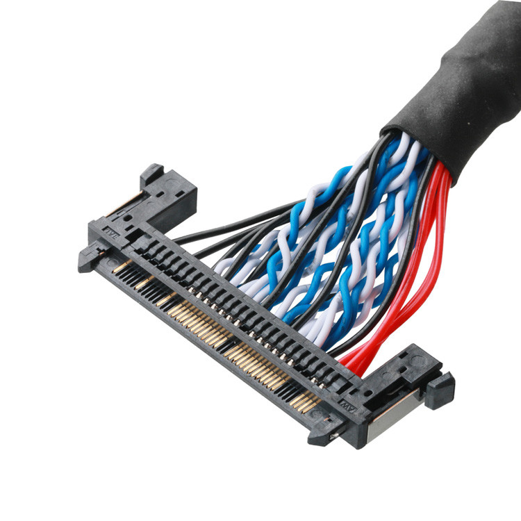 OEM / ODM Özel Uzunluklu Tel Kablosu UL1061 30AWG JAE FI-RE51HL-51Pin'den  DF13-40DS'e