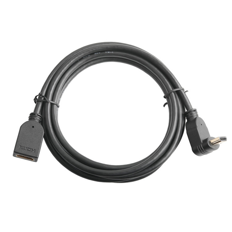 Erkek Dikey 19Pin HDMI-A Bağlantı Montajı Kadın 19Pin HDMI LCD Kablosuna