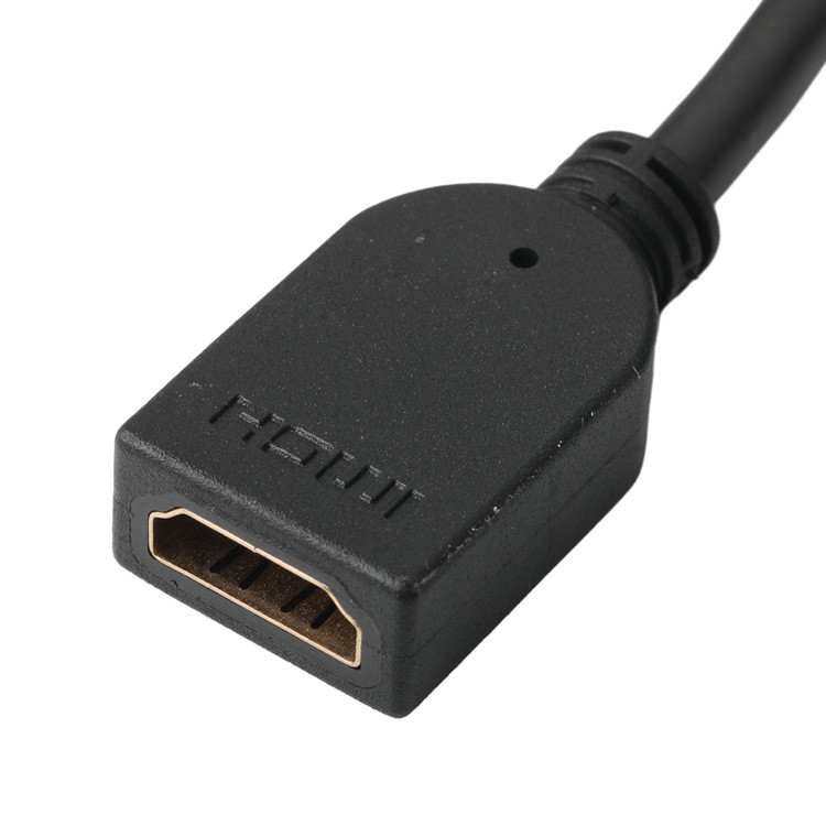Erkek Dikey 19Pin HDMI-A Bağlantı Montajı Kadın 19Pin HDMI LCD Kablosuna