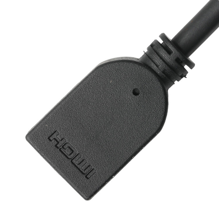 Erkek Dikey 19Pin HDMI-A Bağlantı Montajı Kadın 19Pin HDMI LCD Kablosuna