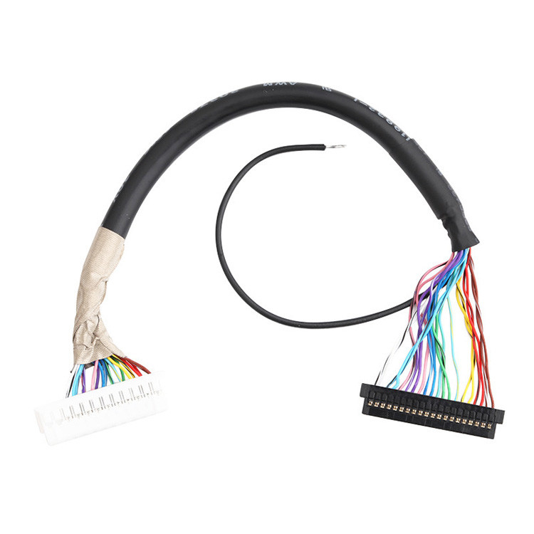 OEM/ODM Mikro Koaksiyel LVDS Kablo Montajı JST PHDR-24VS TO JAE FI-S20S