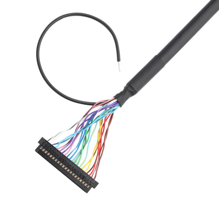 OEM/ODM Mikro Koaksiyel LVDS Kablo Montajı JST PHDR-24VS TO JAE FI-S20S