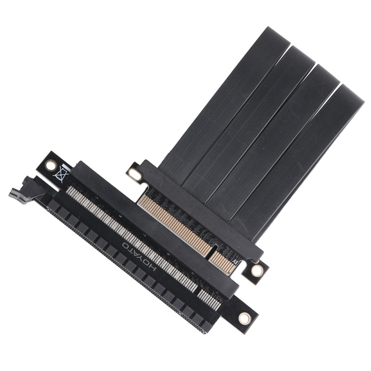 PCB Çok ince Koaksiyel Kablo PCIE Grafik Kartı Uzantı Kablosu Madencilik Makineleri için