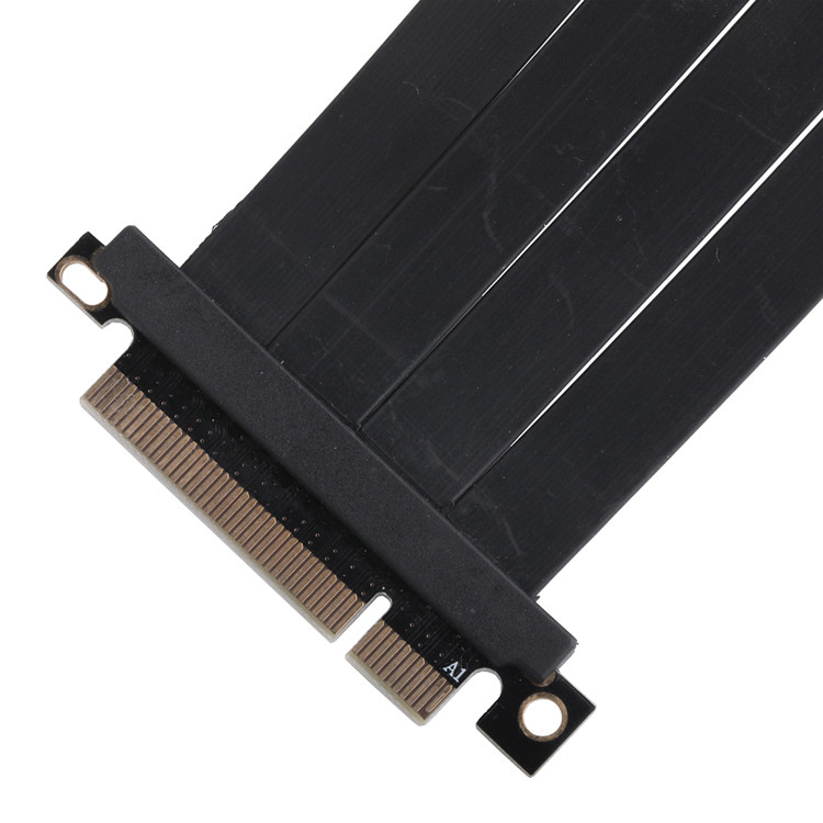 PCB Çok ince Koaksiyel Kablo PCIE Grafik Kartı Uzantı Kablosu Madencilik Makineleri için