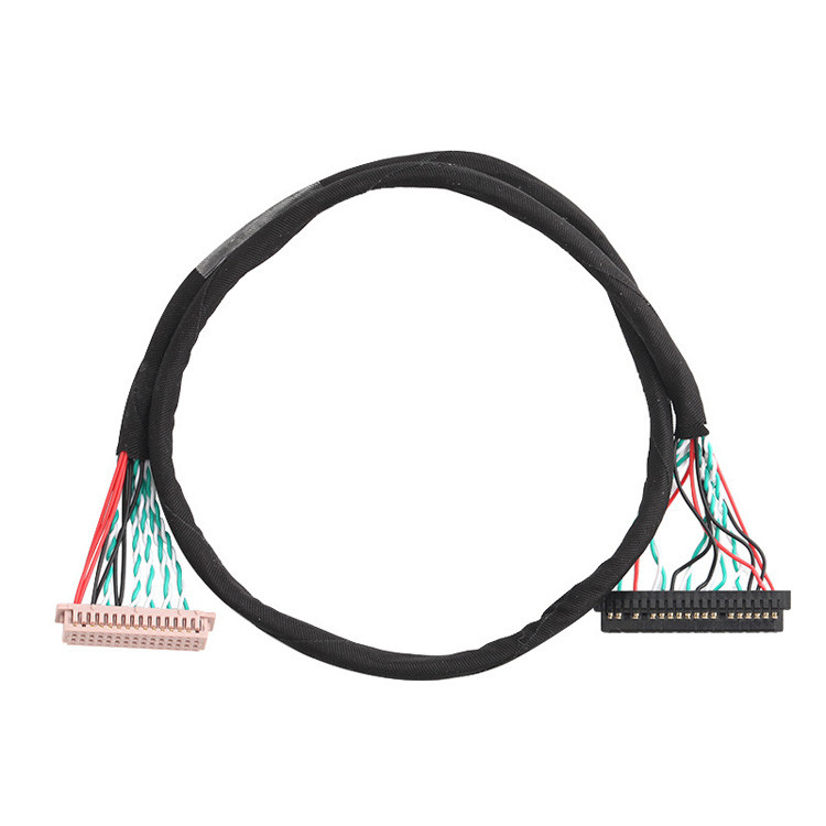 OEM/ODM 30 Pin LVDS Kablo Montajı WL1258h-20P TO  DF13-2 Lvds Ekran Bağlantısı