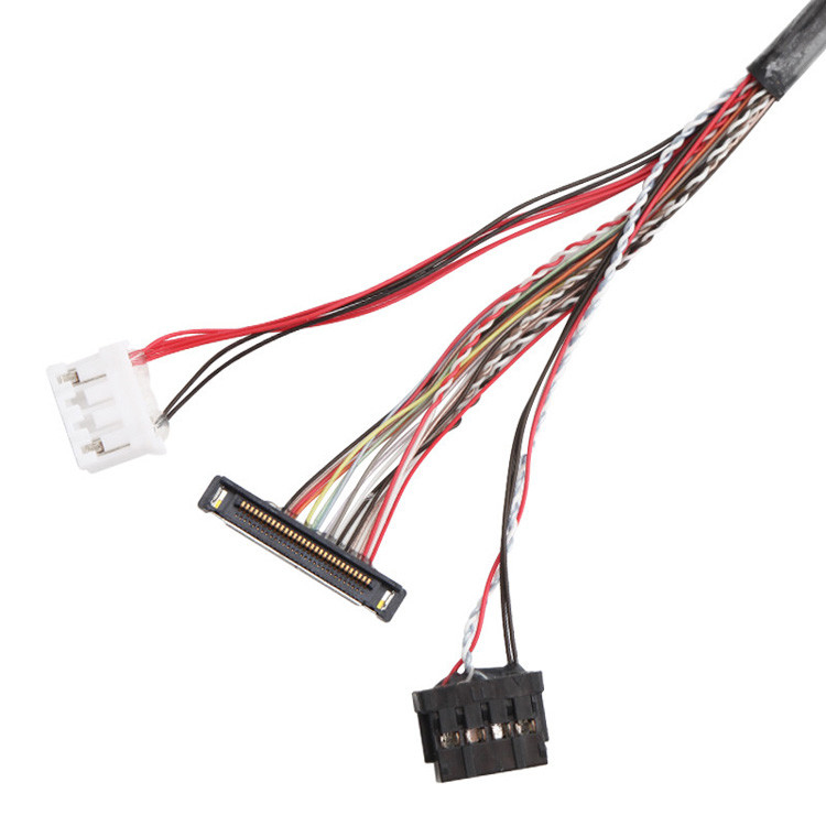 JST PHR-4 IPEX 20453-240T-03 To 20380-R30T-06 LVDS Harness Kablosu Montajına Bağlayıcı