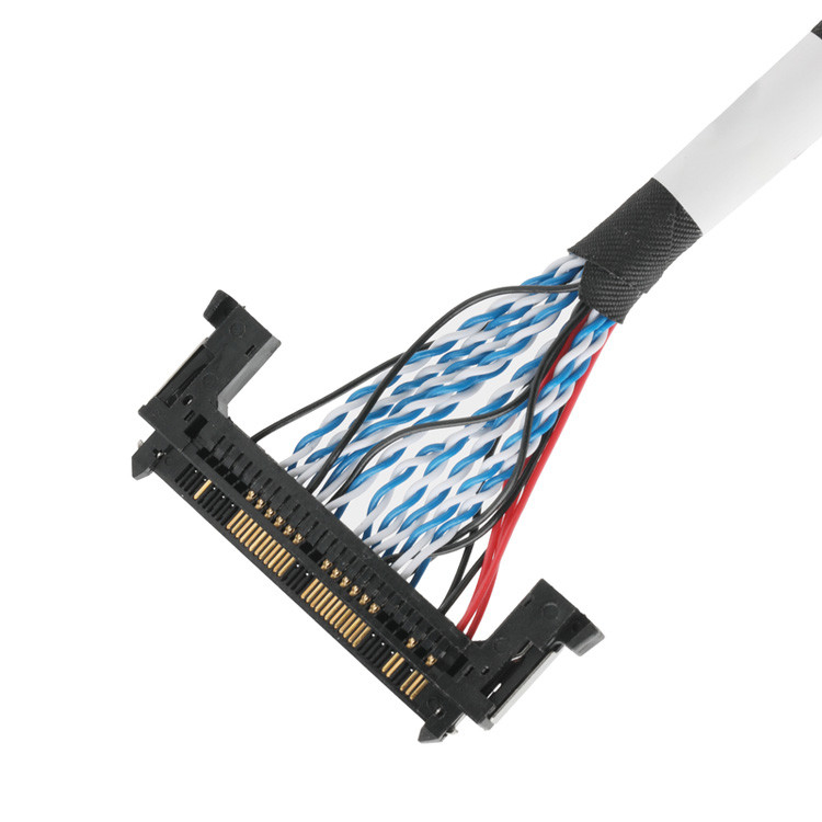 OEM/ODM LVDS Kablo Montajı JAE FI-RE51HL 51-Pin DP2.0 30-Pin Ya da EGN UL 1571 28AWG Kabloya