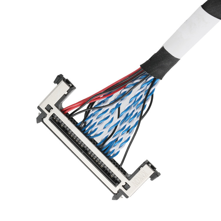 OEM/ODM LVDS Kablo Montajı JAE FI-RE51HL 51-Pin DP2.0 30-Pin Ya da EGN UL 1571 28AWG Kabloya