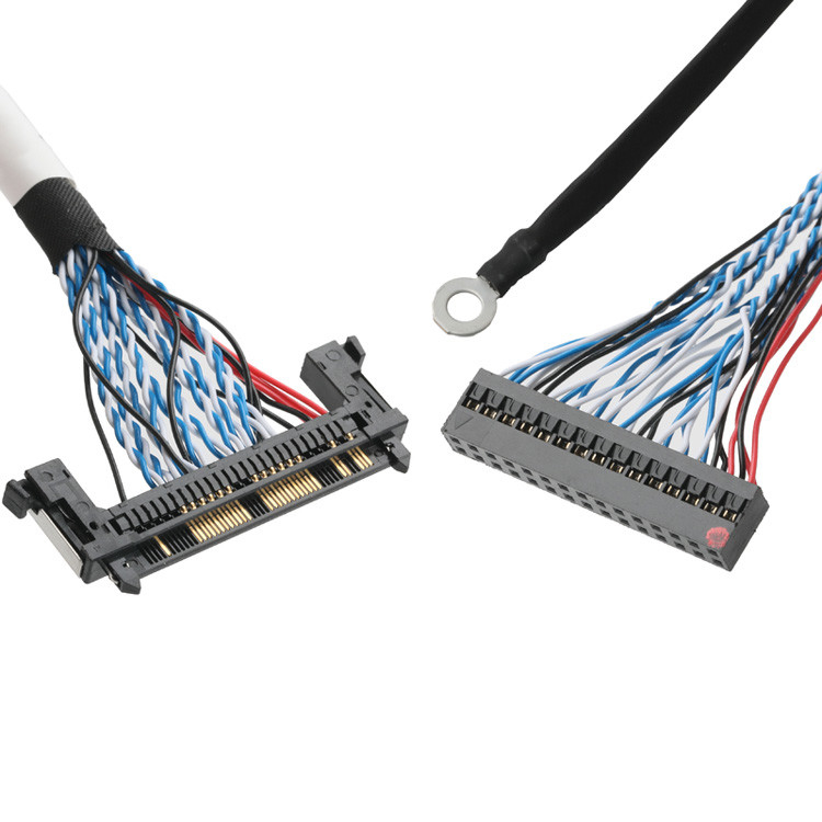 OEM/ODM LVDS Kablo Montajı JAE FI-RE51HL 51-Pin DP2.0 30-Pin Ya da EGN UL 1571 28AWG Kabloya