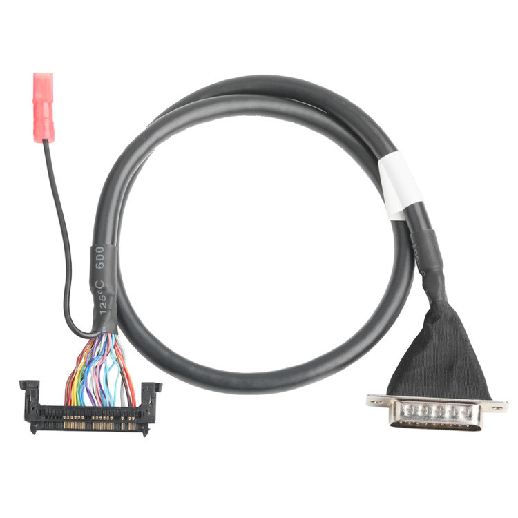OEM/ODM LVDS Kablo Montajı JAE FI-RE51HL 51-Pin To HD-SUB 26-Pin Erkek Lehim UL 1007 20AWG Kablo