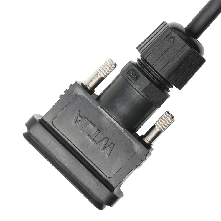 OEM / ODM Özel Uzunluk ROHS LVDS Kablo Montajı HDB-26BMMA-SL7001 Erkekten HDB-26BFFA-SL7001 Kadına