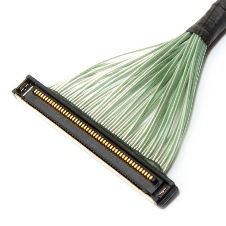 50 Pin 20380-R30T-06 LVDS EDP Mikro Koaksiyel Kablo Montajı 50P bağlantısı