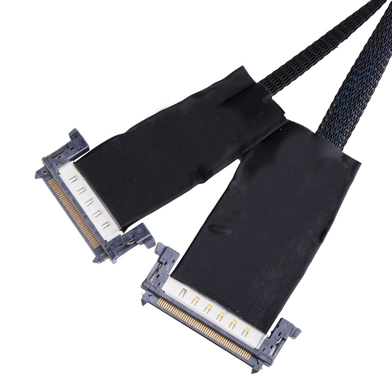 JAE Serisi Koaksiyel LVDS EDP Kablo AWG40 Konnektör OD 0.35mm, ROHS ile