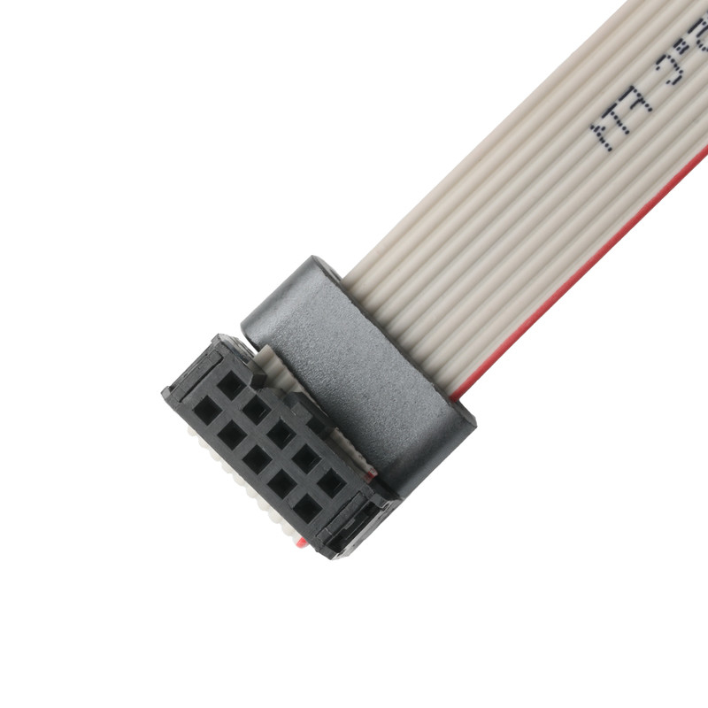 IDC FC-10Pin 2.54mm pitch UL2651 28AWG*10P Idc Flat Ribbon Kablo 1.27mm Pitch 10 Pin Elektronik OEM/ODM için