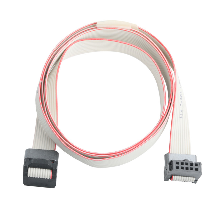 IDC FC-10Pin 2.54mm pitch UL2651 28AWG*10P Idc Flat Ribbon Kablo 1.27mm Pitch 10 Pin Elektronik OEM/ODM için