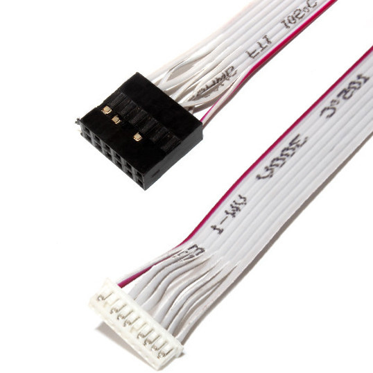IDC 12 PIN PCBA güç kablosu için JST RF'ye DF19 Flexible Ribbon Kablosu