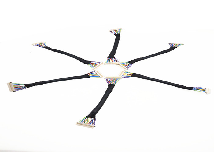 DF19 Konnektör LVDS Kablo Montajı, 20 Pinli LVDS Uzatma Kablosu Laptop