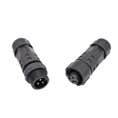 M12 3 Pin su geçirmez Dairesel Bağlantı Kablosu Dişi Düz LVDS Ekranı için Kalıplandırılmış OEM/ODM