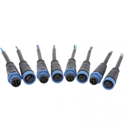 M15 Endüstriyel 2, 3 Pin Dairesel Bağlantı, Lehim Tipi Montajı ve Su geçirmezlik IP67 OEM/ODM