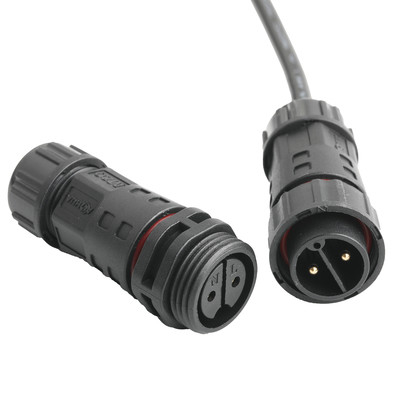 Su geçirmez Döngüsel Güç Kablosu M20 Erkeğe Pitch 2.0 JST PHR-6 Tel UL2464 24AWGX5C