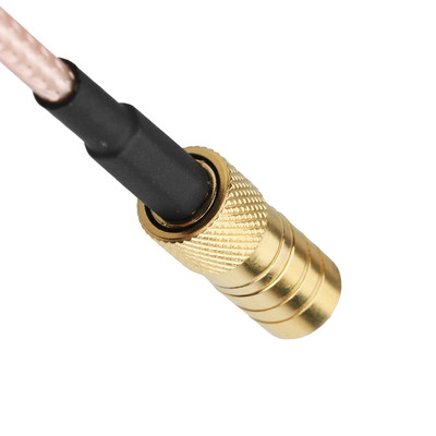 Bakır Kahverengi Kalkan RG179 Kablo Bağlayıcısı RF SMB- ((50ohm) SMB-75 ((750hm) Bağlayıcısı