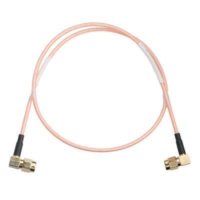 ROHS RF Koaksiyel Bağlantılar RG316 Kablo RA SMA Plug Sağ Köşeli Plug Kablo Bağlantısı