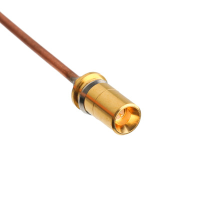 SR047 Yarı Sert RF Koaksiyel Bağlayıcılar VITA 67 SMPM Düz Plug To SMA Erkek Düz Plug