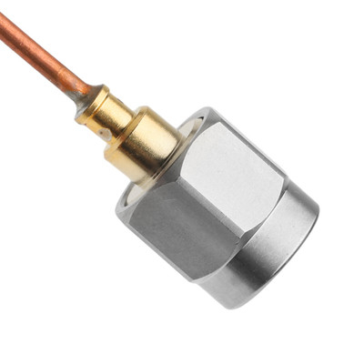 SR047 Yarı Sert RF Koaksiyel Bağlayıcılar VITA 67 SMPM Düz Plug To SMA Erkek Düz Plug