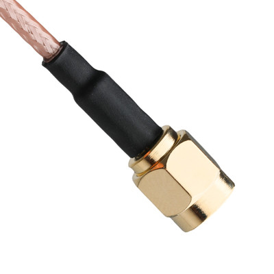 Altın Bağlantı RG316 Koaksiyel Kablo SMA Erkek Düz Plug To SMA Kadın Perde Jack