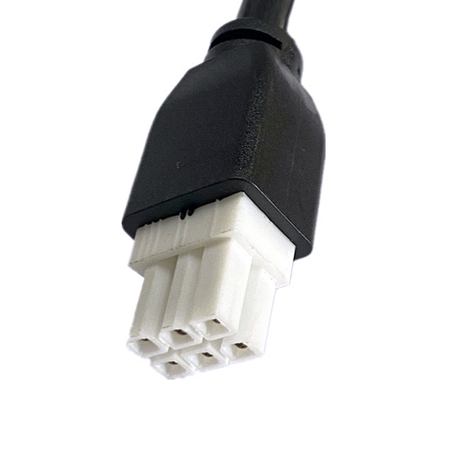 Özelleştirilmiş Pitch 2 3 4 5 6 Pin Molex 5557 6pin 4.2mm Pitch Jacket Kablosu UL2464 20AWG*6C OD6.4mm KARA