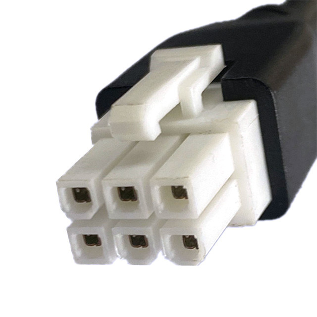 Özelleştirilmiş Pitch 2 3 4 5 6 Pin Molex 5557 6pin 4.2mm Pitch Jacket Kablosu UL2464 20AWG*6C OD6.4mm KARA