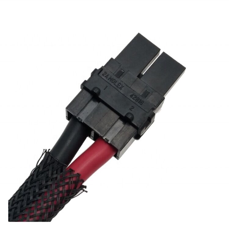 Molex 428160212 2Pin 10MM Pitch Bağlantısı ve 8 AWG Kablosu ile Özel Tel Bağlantısı