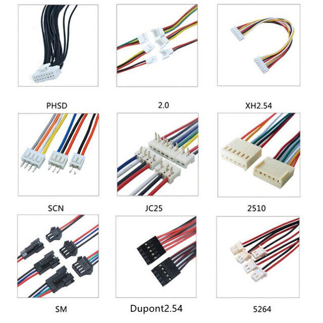 JST bağlantısı ve özelleştirilebilir uzunluklu ISO9001 sertifikalı kablo montajı ile özel kablo kemeri