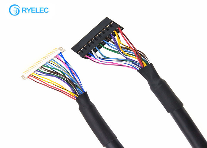 2 * 10 Pin Lcd Lvds Kablo  DF19G-20S-1C 20 Pin Dupont 2mm Pitch 2 Satır Kıvrım Terminali