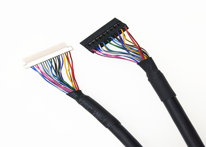 2 * 10 Pin Lcd Lvds Kablo  DF19G-20S-1C 20 Pin Dupont 2mm Pitch 2 Satır Kıvrım Terminali