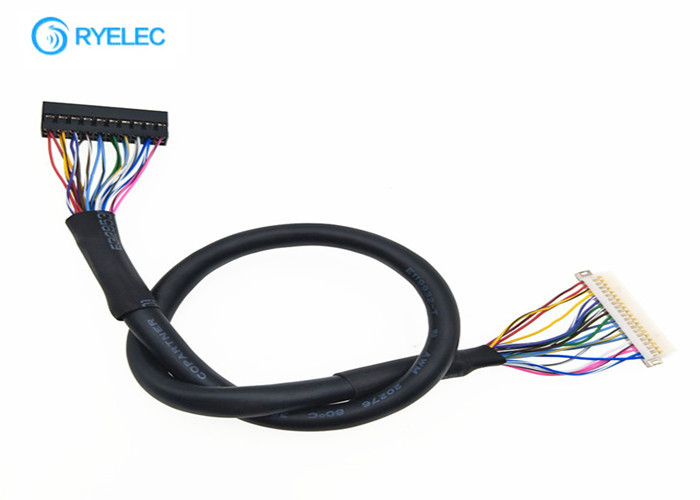 2 * 10 Pin Lcd Lvds Kablo  DF19G-20S-1C 20 Pin Dupont 2mm Pitch 2 Satır Kıvrım Terminali